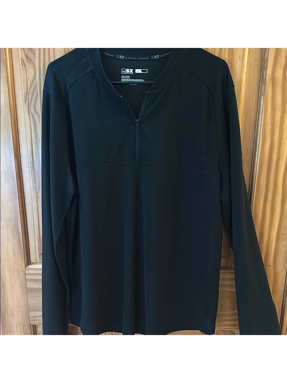 Black Long Sleeve Athletic Top